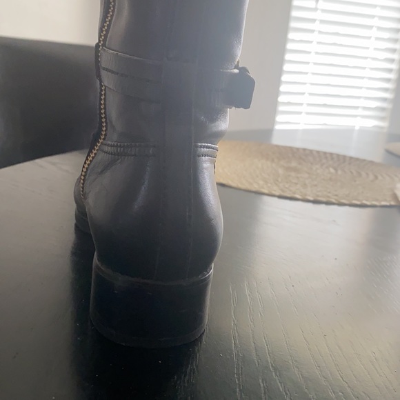 MK fine leather line boots two tone size 7 with zipper . - Picture 7 of 11